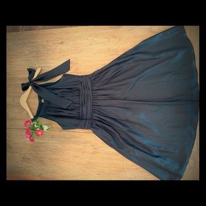 White House Black Market Black silk dress